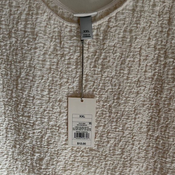 a new day Women's Textured Cream Tank Top - Picture 4 of 5